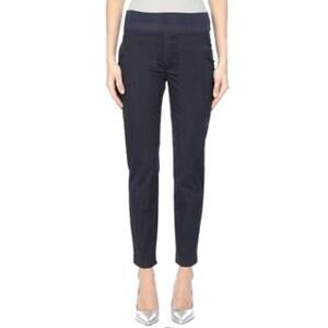 NEW EUROPEAN CULTURE women's mid rise pants in midnight blue